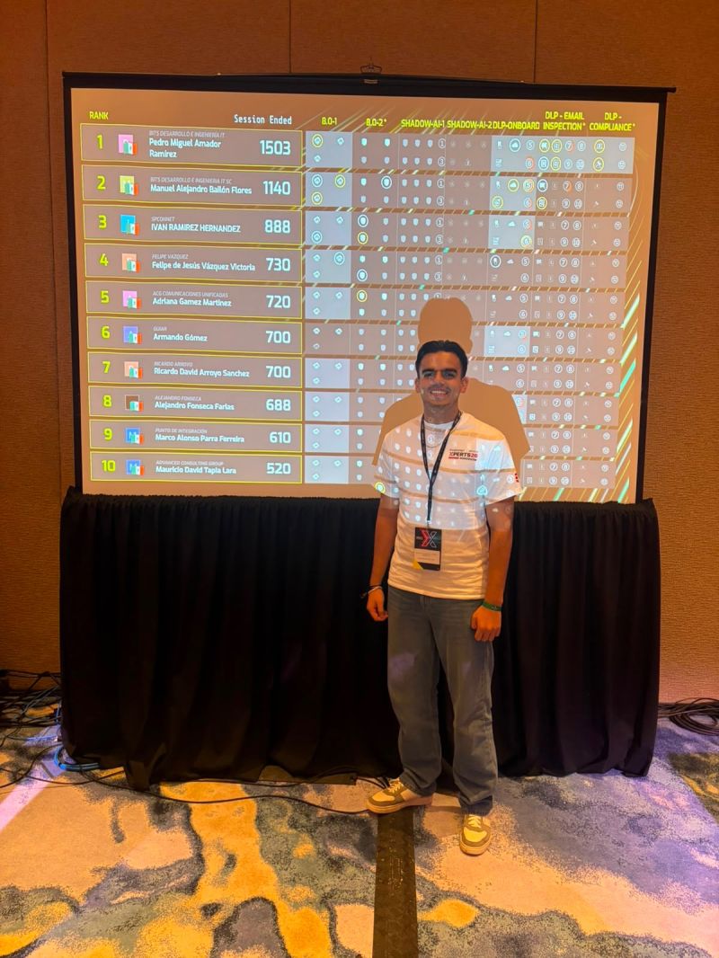 Marco Parra — Top 10 ingenieros Fortinet a nivel nacional